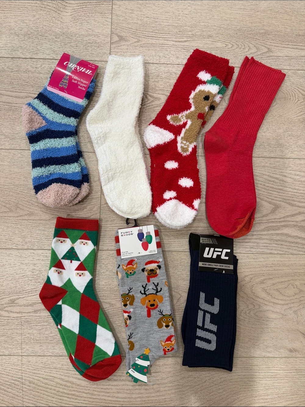Assorted Holiday & Cozy Socks